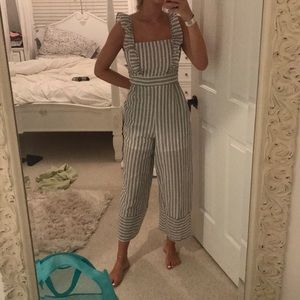 Striped jumpsuit